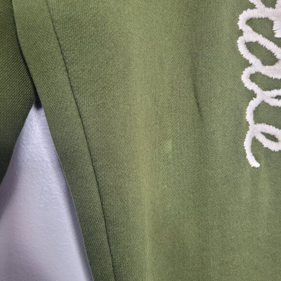 Vintage y2k Aeropostale green low rise drawstring cropped sweatpants size large - Picture 7 of 7